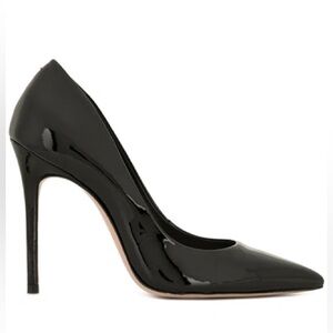 Schutz Black Patent Leather Heels
